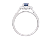 Jewellery - CLUSTER RING, 18K white gold - View 2