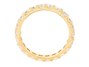 Jewellery - FULL ETERNITY RING, 18K gold - View 2
