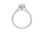Jewellery - SOLITAIRE RING, 18K white gold - View 2