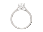 Jewellery - SOLITAIRE RING, 18K white gold - View 2