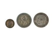 Coins, 3 COINS, silver, in auction: General – Tuesday 28 October