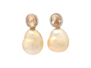 Jewellery - PEARL EARRINGS, 18K white gold - View 1