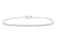 Jewellery - TENNIS BRACELET, 18K white gold - View 1