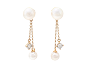 Jewellery - PEARL EARRINGS, 18K gold - View 1