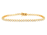 Jewellery - TENNIS BRACELET, 18K white gold - View 1