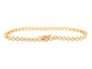Jewellery - TENNIS BRACELET, 18K white gold - View 2