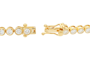 Jewellery - TENNIS BRACELET, 18K white gold - View 3