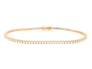 Jewellery - TENNIS BRACELET, 18K gold - View 1
