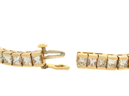 Jewellery - TENNIS BRACELET, 18K gold - View 3