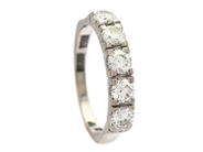 Jewellery - ETERNITY RING, 18K white gold - View 1