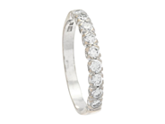 Jewellery, ETERNITY RING, 18K vitgul, in auction: Lilla jewellery – Tuesday 21 October