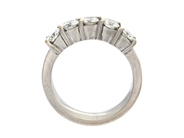 Jewellery - ETERNITY RING, 18K white gold - View 2