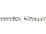 Jewellery - TENNIS BRACELET, 18K white gold - View 3