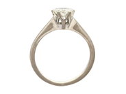 Jewellery - SOLITAIRE RING, 18K white gold - View 2