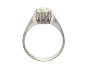 Jewellery - SOLITAIRE RING, 18K white gold - View 2