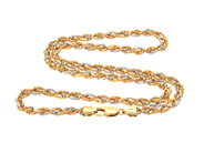 Jewellery - CHAIN, 18K three-coloured gold - View 1
