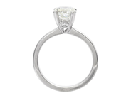 Jewellery - SOLITAIRE RING, 18K white gold - View 2