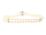 Jewellery - PEARL BRACELET, two rows - View 1