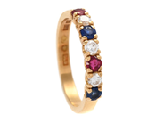 Jewellery, ETERNITY RING, 18K gold, in auction: Lilla jewellery – Tuesday 21 October