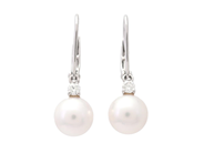 Jewellery - PEARL EARRINGS, 18K white gold - View 1