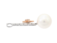 Jewellery - PEARL PENDANT, 18K white gold/rose gold - View 2
