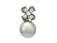Jewellery - PEARL PENDANT, 18K white gold - View 1