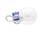 Jewellery - PEARL PENDANT, 18K white gold - View 2