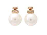 Jewellery - PEARL EARRINGS, 18K gold - View 1