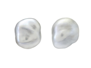 Jewellery - PEARL EARRINGS, 18K white gold - View 1