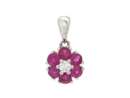 Jewellery - PENDANT, 18K white gold - View 1