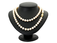 Jewellery - PEARL NECKLACE, cultured pearls 8,5-9 mm - View 2