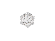 Jewellery, SOLITAIRE DIAMOND EARRING, 18K white gold, in auction: Lilla jewellery – Tuesday 4 November