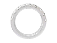 Jewellery - ETERNITY RING, 18K white gold - View 2