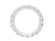 Jewellery - FULL ETERNITY RING, 18K white gold - View 2