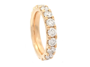 Jewellery - FULL ETERNITY RING, 18K gold - View 1