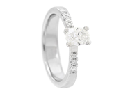 Jewellery - RING, 18K white gold - View 1