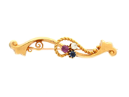 Jewellery, BROOCH, 15K gold, in auction: Lilla jewellery – Tuesday 4 November
