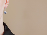 Jewellery - EARRINGS, platinum - View 8