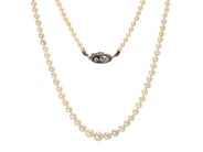 Jewellery - PEARL NECKLACE, natural pearls 3,6-7,1 mm - View 1