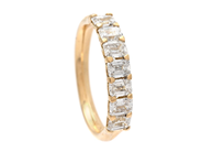 Jewellery - ETERNITY RING, 18K gold - View 1