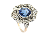 Jewellery - RING, silver/14K gold - View 1