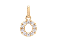 Jewellery - LETTER PENDANT, letter O - View 1