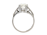 Jewellery - SOLITAIRE RING, 18K white gold old European cut diamond approx. 2,16 ct according to engraving - View 2