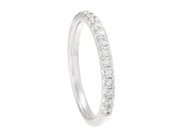 Jewellery - ETERNITY RING, 18K white gold - View 1