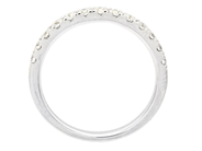 Jewellery - ETERNITY RING, 18K white gold - View 2