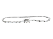 Jewellery - TENNIS BRACELET, 18K white gold - View 2