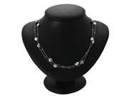 Jewellery - PEARL NECKLACE, 18K black rhodium plated white gold - View 2
