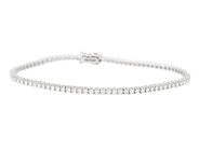 Jewellery - TENNIS BRACELET, 18K white gold - View 1
