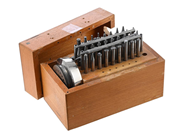 Watch parts, BOLEY, tools in wooden box (damaged)., in auction: Lilla Watches – Thursday 11 December