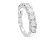 Jewellery - ETERNITY RING, 18K white gold - View 1